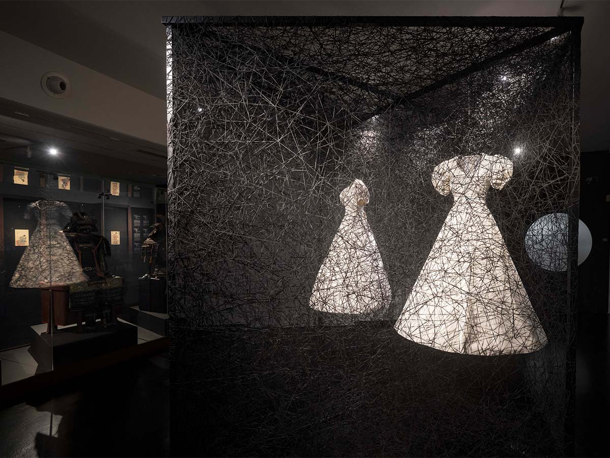 Shiota Chiharu, Reflection of Space and Time, 2018 - Photo © Giorgio Perottino, courtesy of MAO Museo d’Arte Orientale