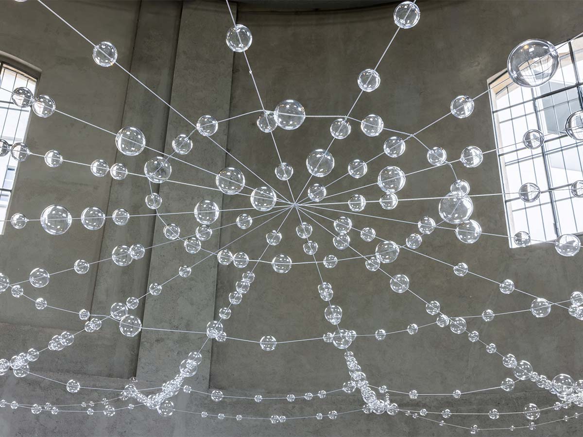 Web, 2026 by Mona Hatoum - Photo © Roberto Marossi, courtesy of Fondazione Prada