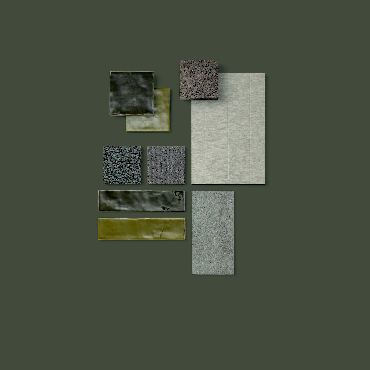 Florim, PIAZZA CASTELLO Milano gentile, Moodboard Green Sempione