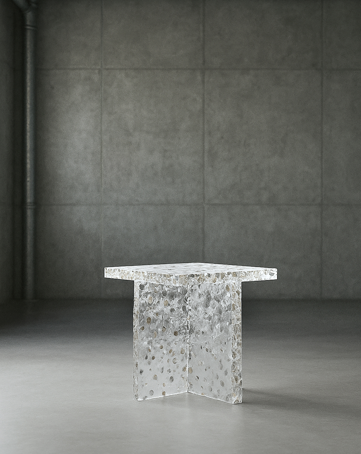 Glass Terrazzo by Anton Kuzmin + Ivan Melnichuck, Isola Design Festival 2026 - Photo © Anton Kuzmin
