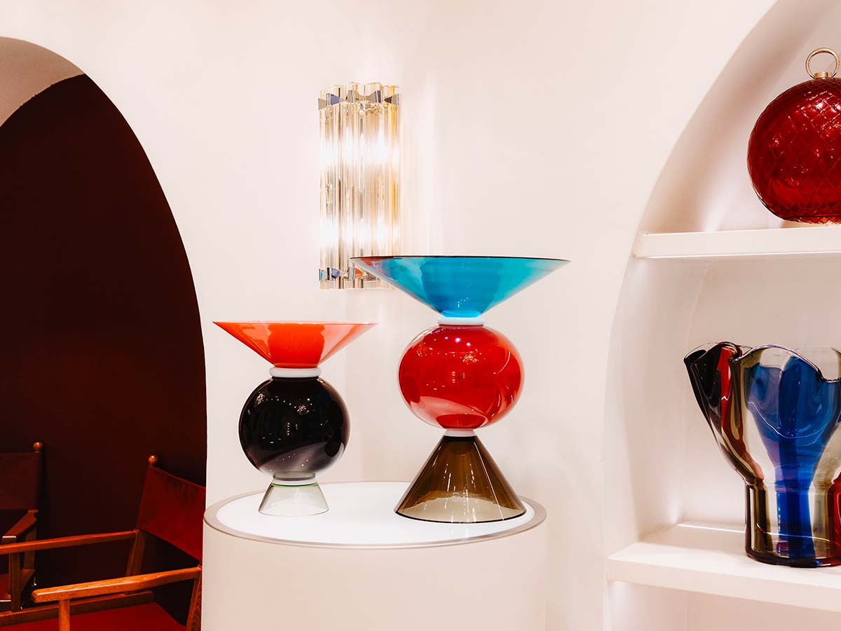 The art of Venini shines in Portofino